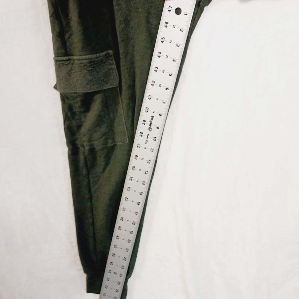 SUNDRY for EVEREVE, Cargo Joggers, Sweatpants, Size Small, Evergreen, High Rise - Picture 13 of 15
